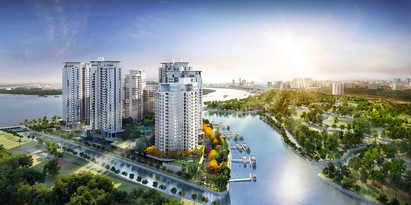 Dự án Đảo Kim Cương - Diamond Island quận 2 (phối cảnh).