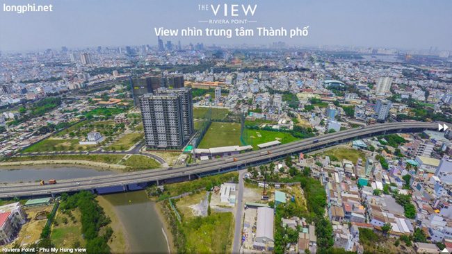 Căn hộ The View, view trung tâm thành phố.