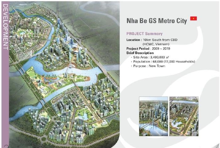 Phối cảnh tổng thể dự án GS Metrocity Nhà Bè.