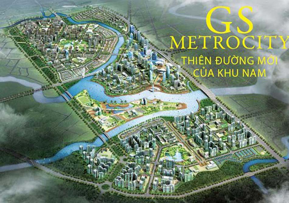 Phối cảnh dự án GS Metrocity khu đô thị mới Nam Sài Gòn.