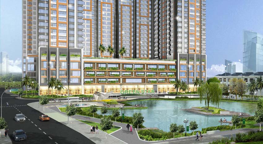 Căn hộ Green Star Sky Garden quận 7: Không gian xanh và mặt nước giúp cải thiện sức khỏe.