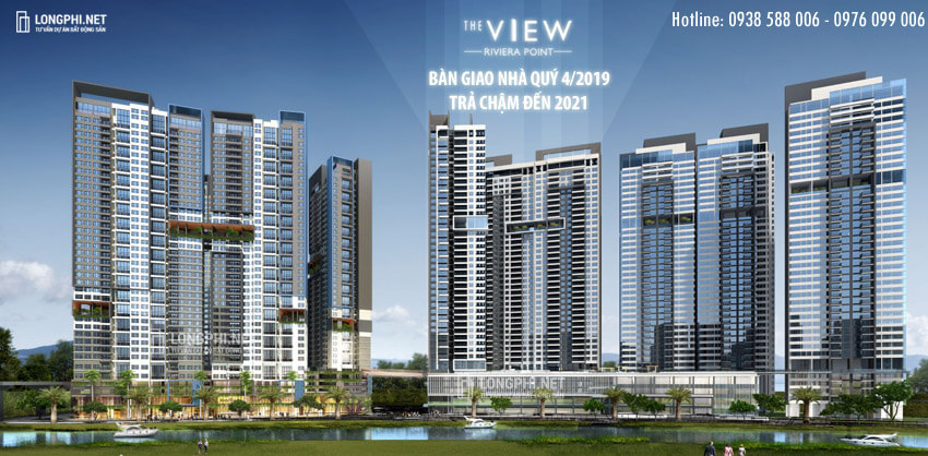 Phối cảnh tổng thể căn hộ the View tại Riviera Point, bàn giao nhà cuối năm 2019 (quý 4) chủ đầu tư Keppel Land.