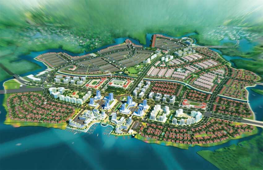 Phối cảnh dự án khu đô thị DongNai Waterfront City mà Nam Long vừa mua 70% cổ phần từ công ty của Keppel.