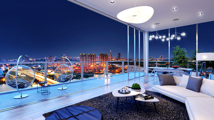 Căn hộ penthouse The Infiniti quận 7 tại Riviera Point.