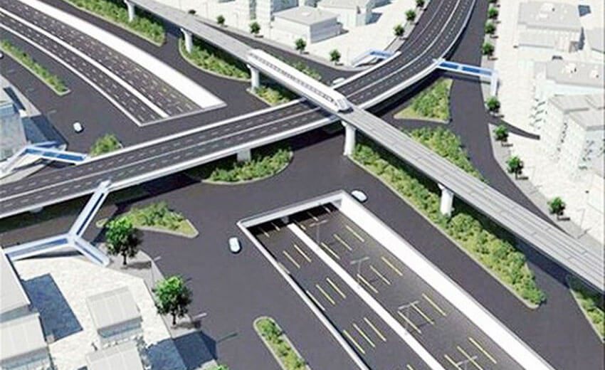 Ảnh phối cảnh nút giao thông ngã tư Nguyễn Văn Linh- Nguyễn Hữu Thọ quận 7.