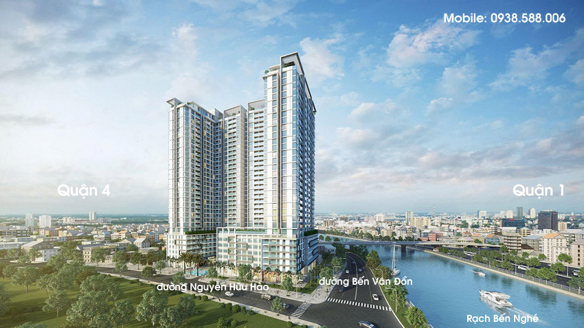 Phối cảnh dự án căn hộ Millennium quận 4.