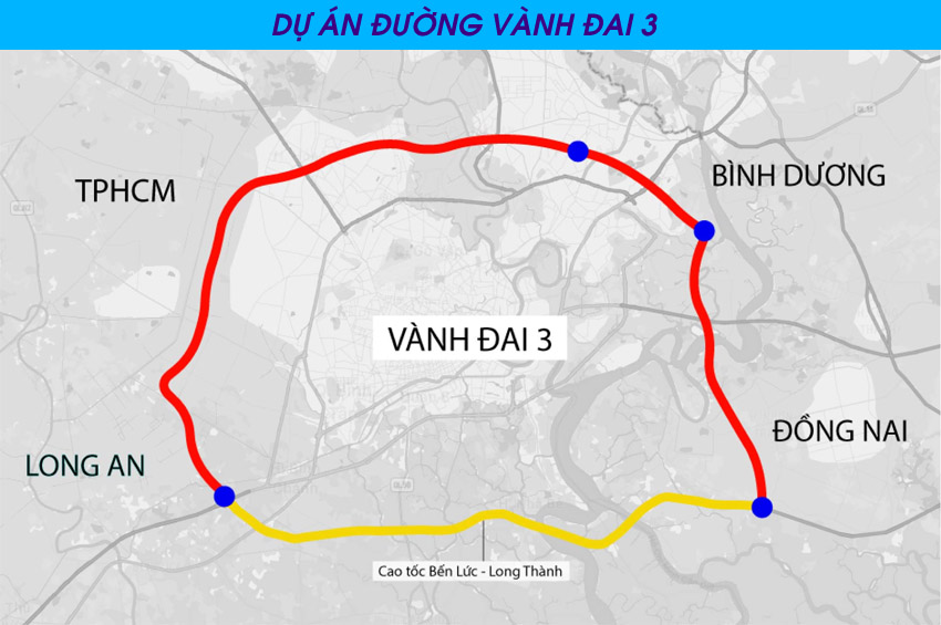 Tổng thể dự án đường vành đai 3.