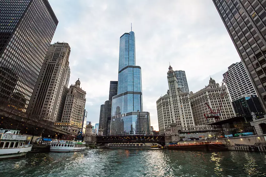 Tòa tháp Trump Tower tại thành phố New York.