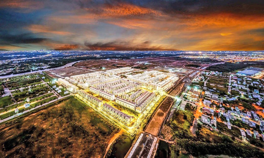 Một góc (thuộc giai đoạn 1) dự án T&T City Millennia trong tổng quy mô lên đến 267 hectares.
