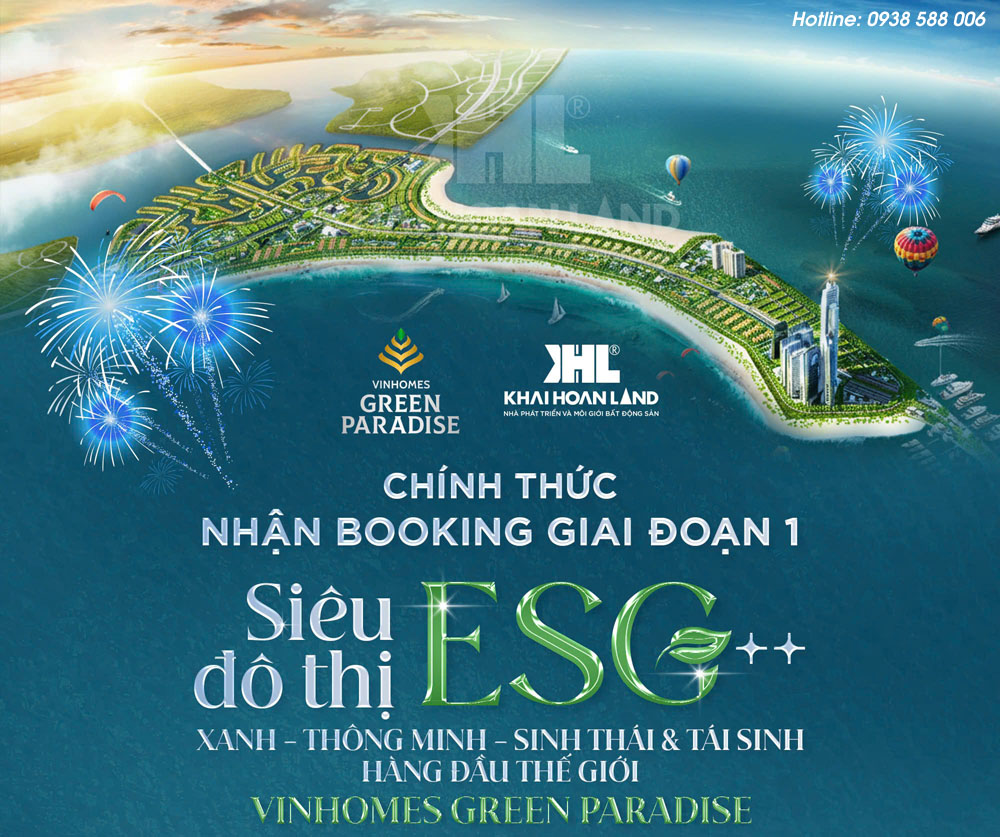 Ra mắt khu đô thị Vinhomes Green Paradise quy mô 2870 hectares tại Cần Giờ.