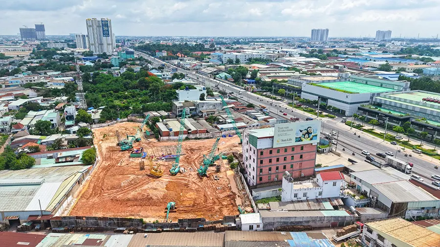 Tổng thầu Phước Thành phụ trách thi công và xây dựng dự án căn hộ Khải Hoàn Imperial, Thuận Giao, Tp.HCM.