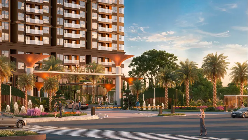 Cổng vào dự án khu căn hộ Khải Hoàn Imperial Thuận Giáo, Thuận An, Bình Dương (nay là Tp.HCM).