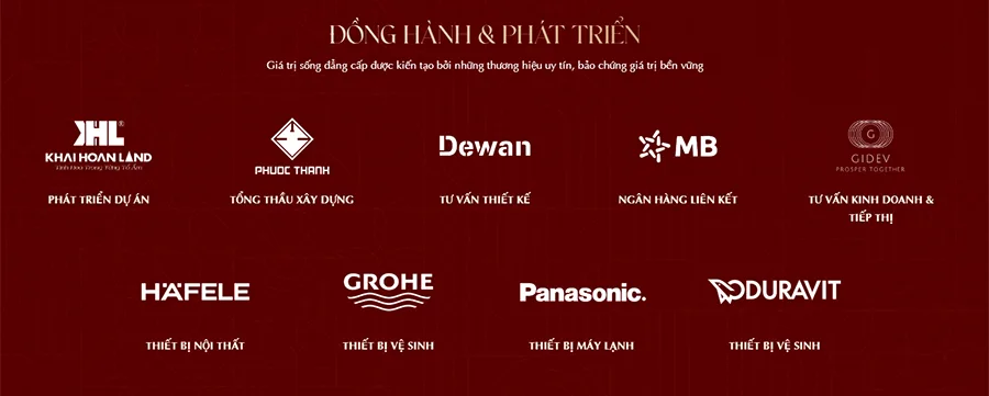 Đối tác uy tín đồng hành phát triển dự án căn hộ Khải Hoàn Imperial của chủ đầu tư Khải Hoàn Land.