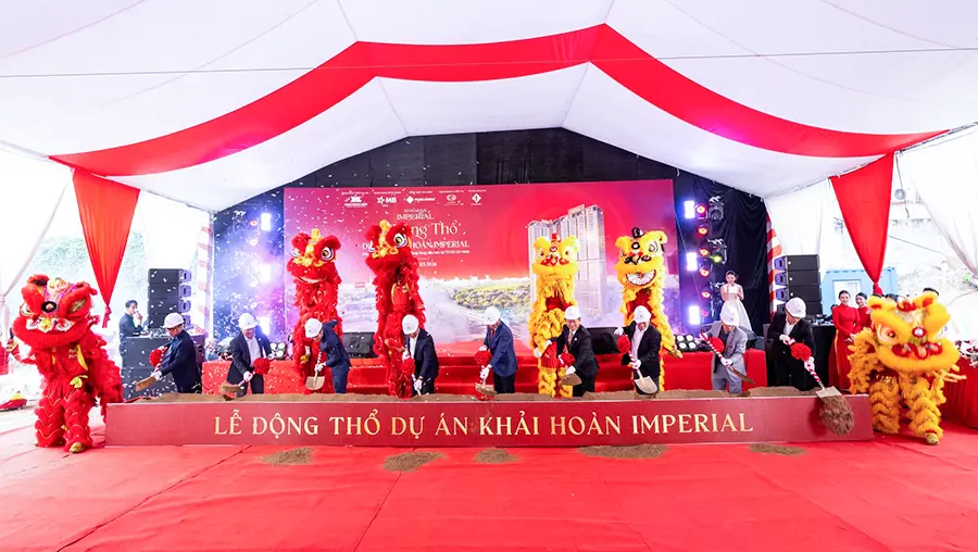 Dự án căn hộ Khải Hoàn Imperial đã khởi công vào cuối 5/2026 vừa qua.
