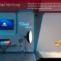 Phong livestream (sáng tạo nội dung) của dự án căn hộ Khải Hoàn Imperial.