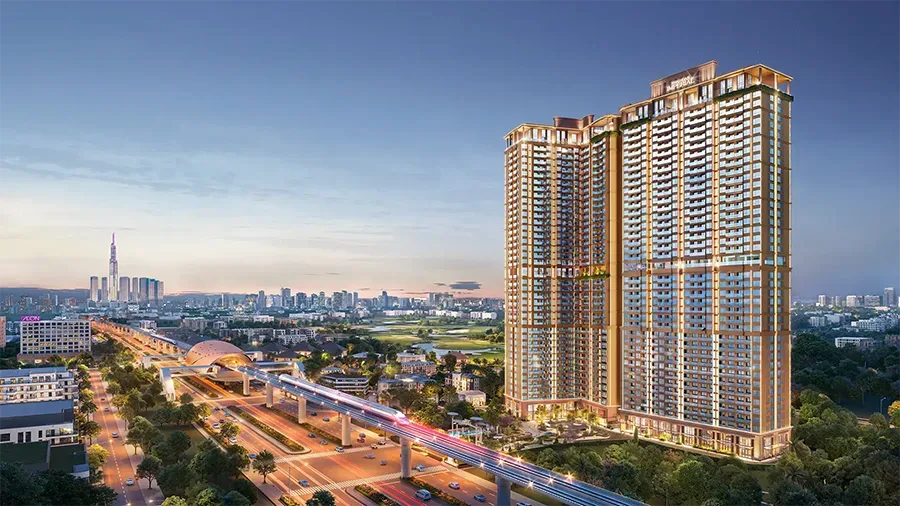 Phối cảnh dự án căn hộ Khải Hoàn Imperial, Thuận Giao, Tp.HCM (Thuận An, Bình Dương cũ).