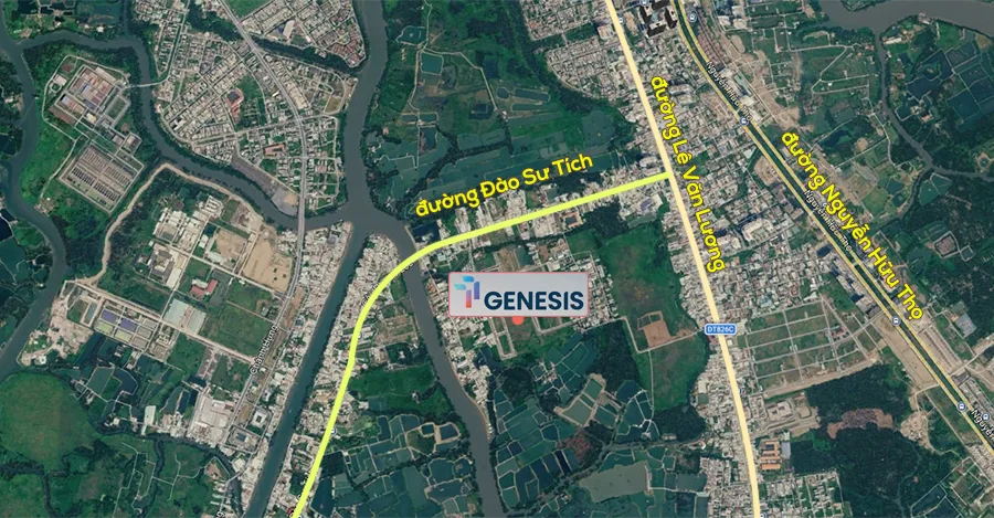 Vị trí dự án TT Genesis Nhà Bè tọa lạc tại đường Đào Sư Tích, tiện di chuyển về Phú Mỹ Hưng hay Nam Sài Gòn.