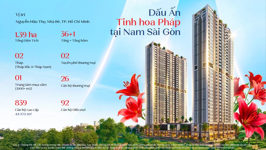 Căn hộ dự án Arcadia at Lavila ra đời là sự kết hợp giữa 2 đơn vị giàu kinh nghiệm của Pháp (Groupe PierreVal) và Việt Nam (Kiến Á).