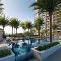 Tiện ích hồ bơi tại tầng 5 của dự án căn hộ Arcadia at Lavila.