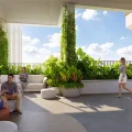 Tầng 21 của Arcadia at Lavila là nơi cư dân tái tạo năng lượng sau một tuần làm việc hiệu quả. Cây xanh, nắng, gió đưa thiên nhiên về ngay trong khu căn hộ.