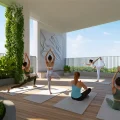 Tầng 21 Arcadia at Lavila có các khu vực cư dân có thể tập thể dục, vận động, duy trì sức khỏe.